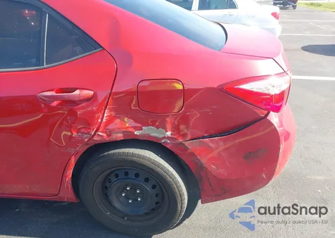 2017 Toyota Corolla Le z USA, uszkodzony, nr VIN 2T1BURHE4HC782385